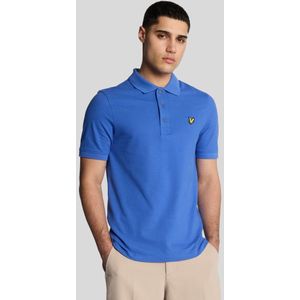 Lyle & Scott effen poloshirt - blauw