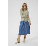 Cream - CR Delia - Blouse - Pastelgroen - Wijde Pasvorm - Lange Mouw