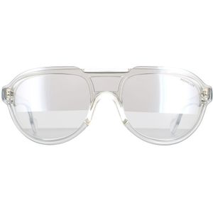 Moncler Ronde unisex Crystal Grijs Mirror ML0055 | Sunglasses