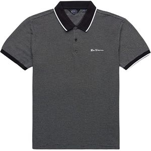 Ben Sherman - Classic Fit - Poloshirt - Zwart/Wit
