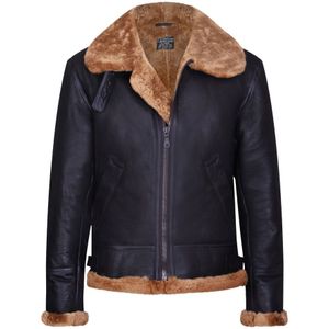 Pilot - B3 Flying Shearling - Schapenvacht Bomberjack - Cream