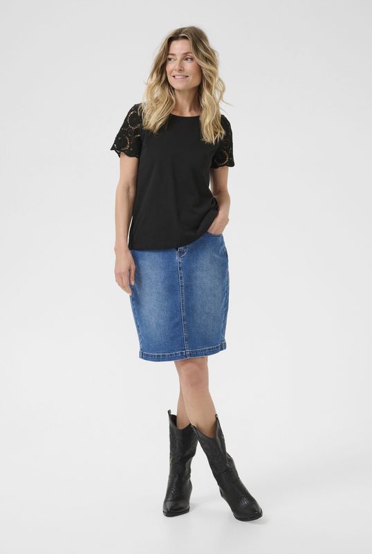 T-shirt - Zwart - CRKali - Regular Fit