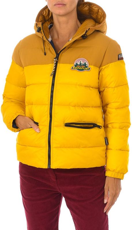 Napapijri - NP0A4FNG - Gewatteerd Jack - Geelbruin - Heren