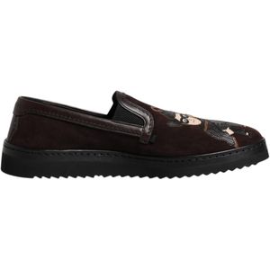 Portofino Slipon Sneakers Bruin Suède