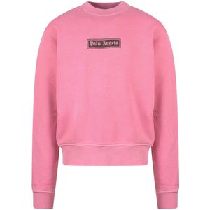 Palm Angels Gd Box Logo Crewneck Roze