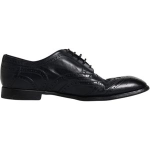 Leren Brogue Oxford Wingtip