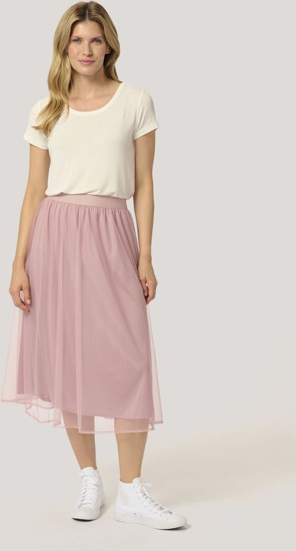 Rok - Old Rose - A-shape - Enkel Lengte - 100% Polyester