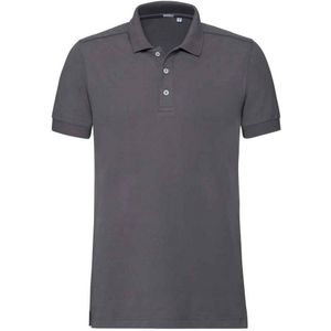 Russell Heren Piqué Stretch Poloshirt (Konvooi Grijs)