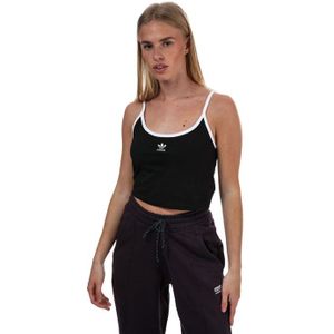 adidas Originals - Spaghetti Strap Top - Zwart - Cropped