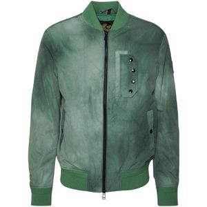 Belstaff Parameter Graph Green Bomber Jacket