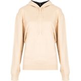 Silvian Heach - Cozy Hooded Sweater - Beige - Dames - Sweatshirt
