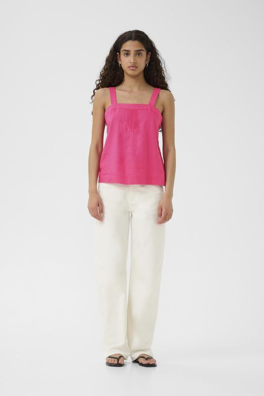 Blouse met korte mouwen DallyIW Regular fit pink