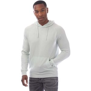 Heren-Trui van Emporio Armani met capuchon van zuiver kasjmier in groen