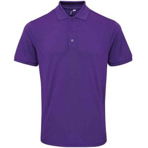 Premier Heren Coolchecker Plus Piqu Polo Shirt (Paars)