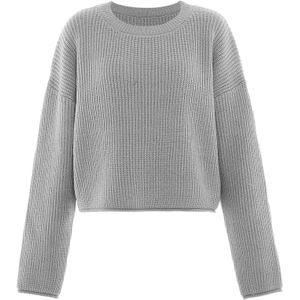 Mymo - Jumper - Licht Grijs Melange - Pullover Trui