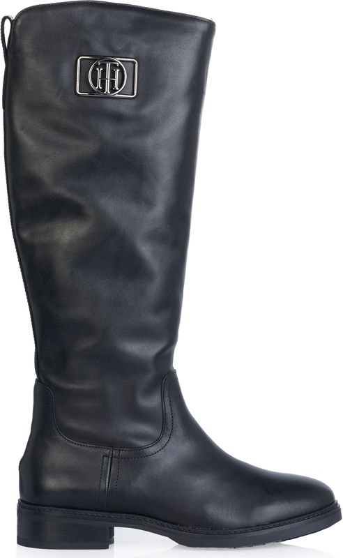 Tommy Hilfiger - FW0FW05993BDS - Kuitlaarzen - Zwart - Leer