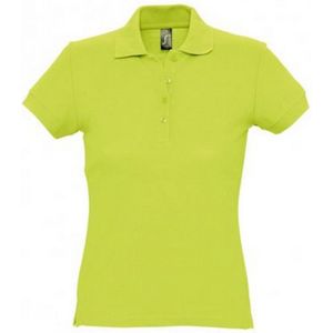 SOLS Dames/dames Passion Pique Poloshirt met korte mouwen (Appelgroen)