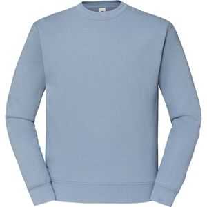Fruit of the Loom Heren Klassiek 80/20 Ingezet Sweatshirt (Mineraalblauw)