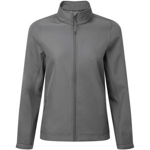 Premier Dames/Dames Windchecker Gerecycled Printable Soft Shell Jacket (Donkergrijs)