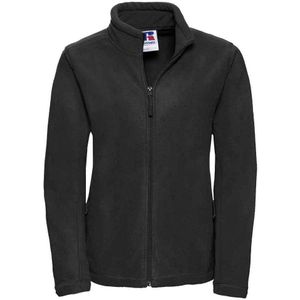 Russell Dames/Dames Outdoor Fleecejack (Zwart)