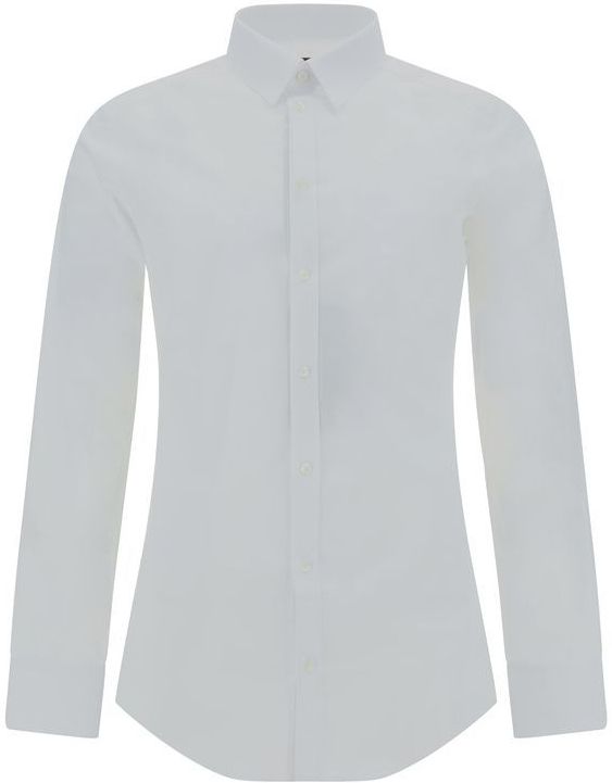 Dolce & Gabbana, Heren, Overhemden, Wit, Maat: XL Katoen,