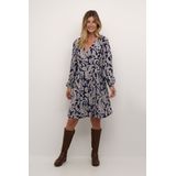 Jurk - CRLucy - A-shape - Blauw Multi