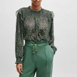 Hugo Boss - C_Baccina - Blouse - Oranje - Regular-Fit