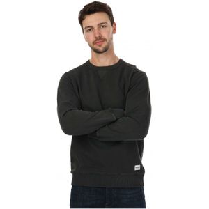 Timberland Sweatshirt Met Ronde Hals Voor Heren, Zwart - Maat L