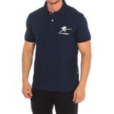 Plein Sport - Polo met Korte Mouwen - Blauw - Heren - Katoen