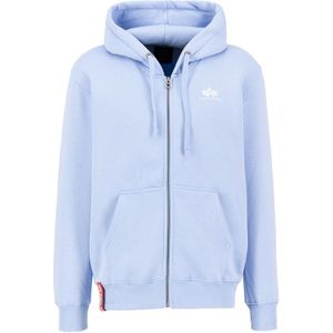 Alpha Industries - Basic Zip Hoodie - Groen - Katoen-Polyester