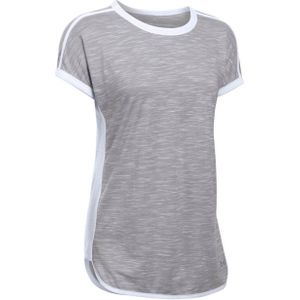 Under Armour - Fashlete Mesh T-shirt - Grijs - Dames