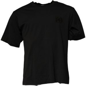 Dolce & Gabbana - Short Sleeve Crew Neck - T-shirt - Zwart