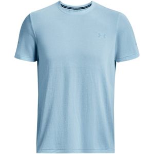 Heren Under Armour SeamleStride T-shirt in blauw