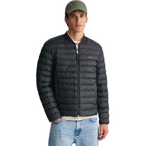 Gant Heren licht gewatteerd bomberjack (Zwart)