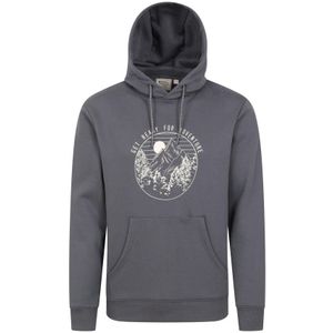 Mountain Warehouse Heren Get Ready For Adventure Hoodie (Houtskool)