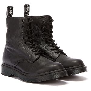 Dr. Martens 1460 Pascal Virginia Womens Mono Laarzen - (Zwart)