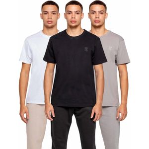 Kruze - Heren Crew Neck T-Shirt - Assorti - 3 Pack