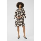 Jurk Loose fit black offwhite