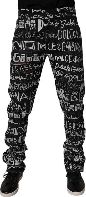 Dolce Gabbana Graffiti Spijkerbroek
