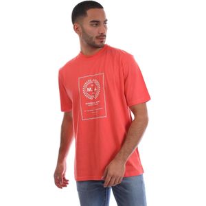 Men's Marshall Artist Cartellino T-Shirt in Orange