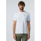 North Sails - 692970 - T-shirt - Wit - Korte Mouwen - Biologisch Katoen - Duurzaam