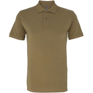 Asquith & Fox Heren Poloshirt met korte mouwen (Khaki)