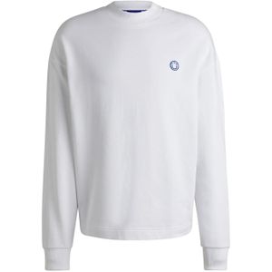 Hugo Heren Ninnyo Crew Neck Sweatshirt (Wit)