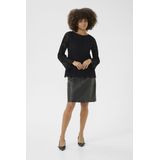 Blouse - Zwart - CUcroba - Lange Mouwen - Regular Fit