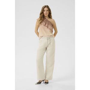 Mouwloos shirt Feminine Vinnie Dip dye Burro beige