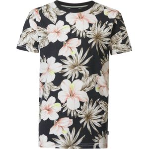 Petrol Industries - Jongens Botanical T-shirt Kauai - Grijs