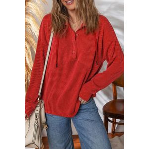 Knoopsluiting Gewatteerd Hoody