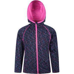 Mountain Warehouse Kinder/Kids Kayleigh II Stripe Full Zip Hoodie (Indigo)