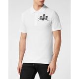Philipp Plein - Slim Fit Polo Shirt - Wit - Katoen