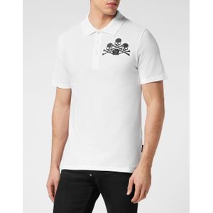 Philipp Plein - Slim Fit Polo Shirt - Wit - Katoen